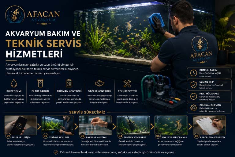 Akvaryum Bakım ve Teknik Servis Hizmetleri